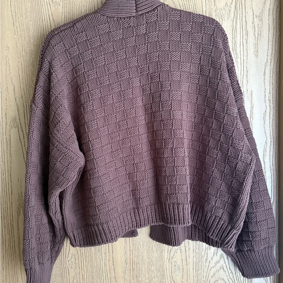 Babaa Brown Knit Cardigan Sweater - Picture 6 of 6